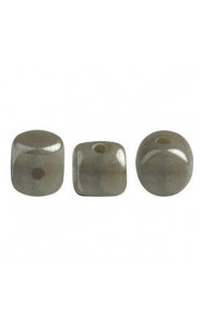 Les perles par Puca® Minos Opaque dark grey luster 43040/14400